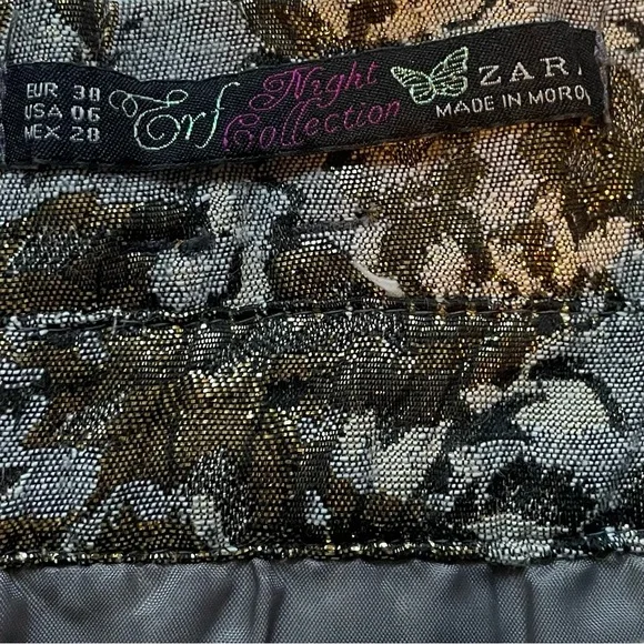 Metallic Mini Skirts - Picture 3 of 7